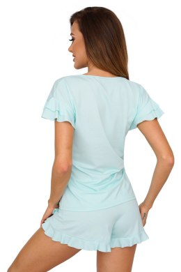Piżama Damska Model Pastella 1/2 Pistacja - Donna