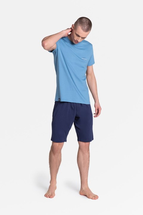 Piżama Męska Model Duty 38881-95X Blue/Navy - Henderson Piżama Męska Model Duty 38881-95X Blue/Navy - Henderson