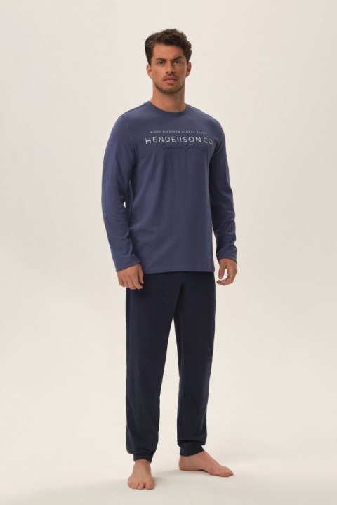 Piżama Męska Model Jumper 41904-95X Blue - Henderson Piżama Męska Model Jumper 41904-95X Blue - Henderson