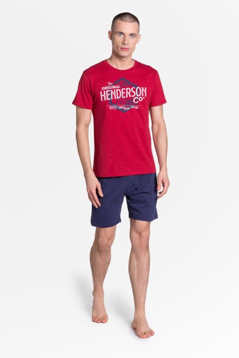 Piżama Męska Model Lars 38869-33X Red/Navy - Henderson Piżama Męska Model Lars 38869-33X Red/Navy - Henderson