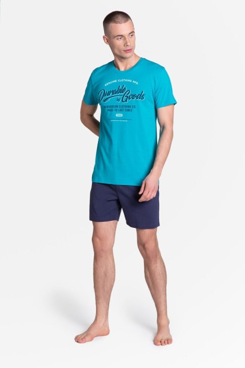 Piżama Męska Model Laze 38868-69X Blue/Navy - Henderson Piżama Męska Model Laze 38868-69X Blue/Navy - Henderson