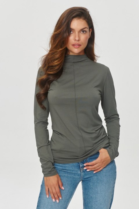 Bluzka Model M840 Khaki - Makadamia Bluzka Model M840 Khaki - Makadamia
