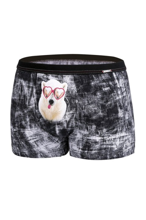 Bokserki Model Glasses 010/63 Black - Cornette Bokserki Model Glasses 010/63 Black - Cornette