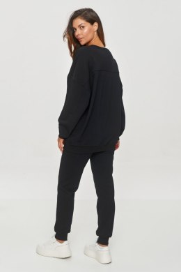 Spodnie Dresowe Model M858 Black - Makadamia