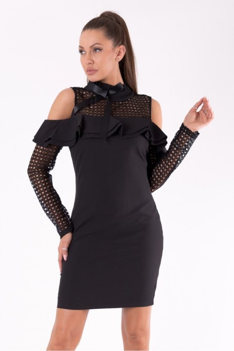 Sukienka Model 18013 Black - YourNewStyle Sukienka Model 18013 Black - YourNewStyle
