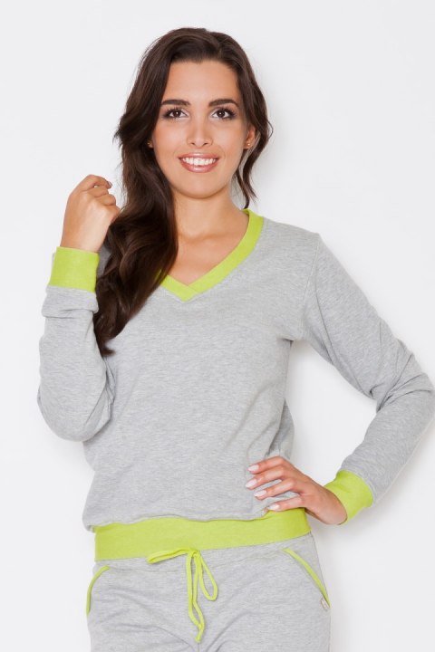 Bluza Damska Model K276 Green - Katrus Bluza Damska Model K276 Green - Katrus