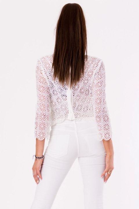 Bluzka Model 17988 White - YourNewStyle Bluzka Model 17988 White - YourNewStyle