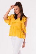 Bluzka Model 17997 Musztard - YourNewStyle