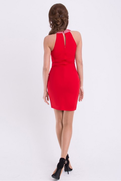 Sukienka Model 17063 Red - YourNewStyle Sukienka Model 17063 Red - YourNewStyle