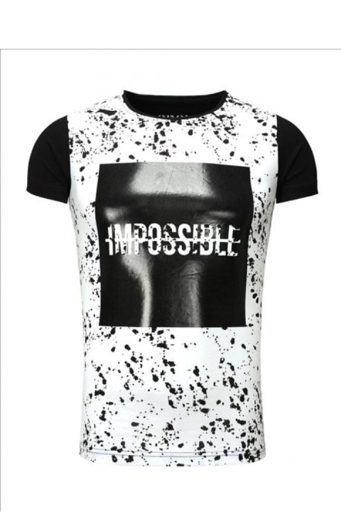 Tshirt Męski Model 17180 Black - YourNewStyle Tshirt Męski Model 17180 Black - YourNewStyle