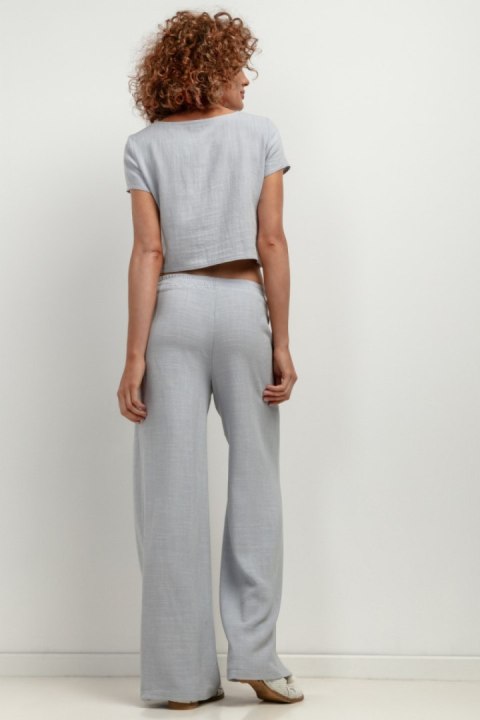 Spodnie Damskie Model T404 Grey Melange - Tessita Spodnie Damskie Model T404 Grey Melange - Tessita