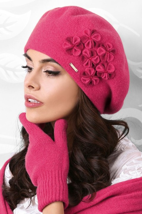 Beret Model Gorycja Malina - Kamea Beret Model Gorycja Malina - Kamea