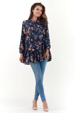 Bluzka Model M165 Navy - Infinite You