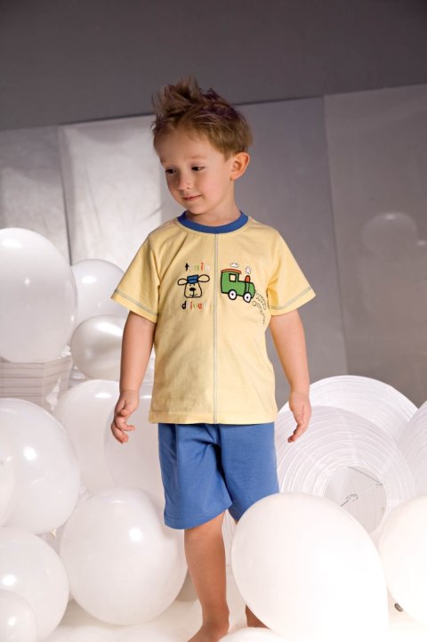 Piżama Model Samuel 2973 Yellow/Blue - Piccolo Meva Piżama Model Samuel 2973 Yellow/Blue - Piccolo Meva