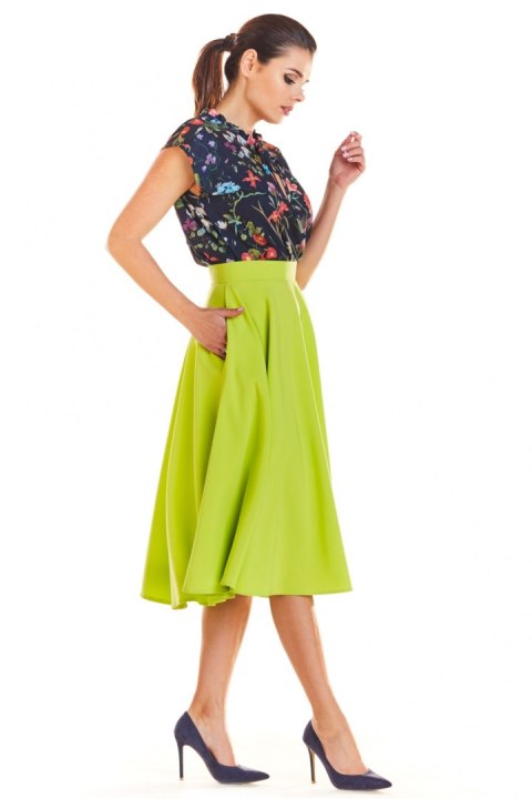 Spódnica Model M190 Limonka - Infinite You Spódnica Model M190 Limonka - Infinite You