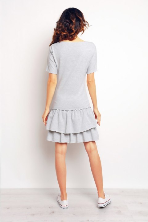 Sukienka Model M094 Light Grey - Infinite You Sukienka Model M094 Light Grey - Infinite You