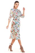 Sukienka Model M201 Flowers Ecru - Infinite You