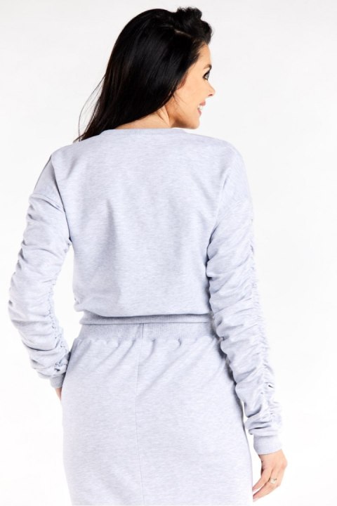 Bluza Damska Model M320 Grey - Infinite You Bluza Damska Model M320 Grey - Infinite You