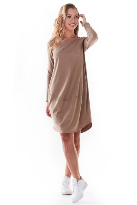 Sukienka Model M241 Beige - Infinite You Sukienka Model M241 Beige - Infinite You