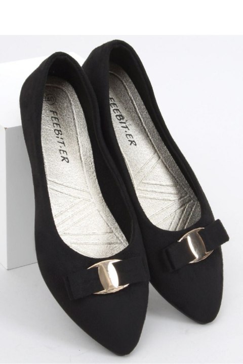 Baleriny damskie JANYA BLACK - Inello Baleriny damskie JANYA BLACK - Inello