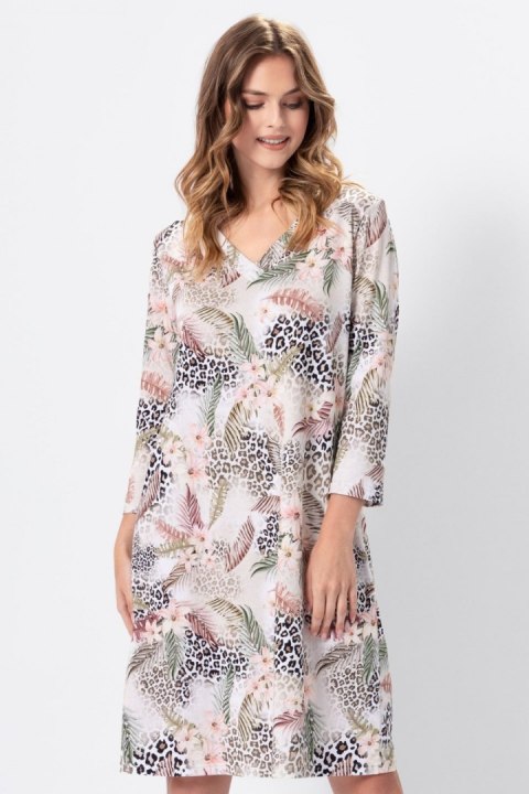 Koszulka nocna Koszula Nocna Model Cyntia 1346 Multicolor - M-Max Koszulka nocna Koszula Nocna Model Cyntia 1346 Multicolor - M-Max