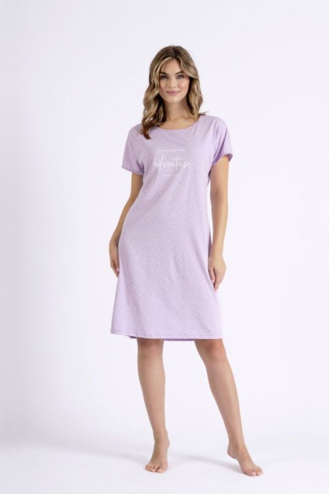 Koszulka nocna Koszula Nocna Model Holi 1425 Wrzos - M-Max Koszulka nocna Koszula Nocna Model Holi 1425 Wrzos - M-Max