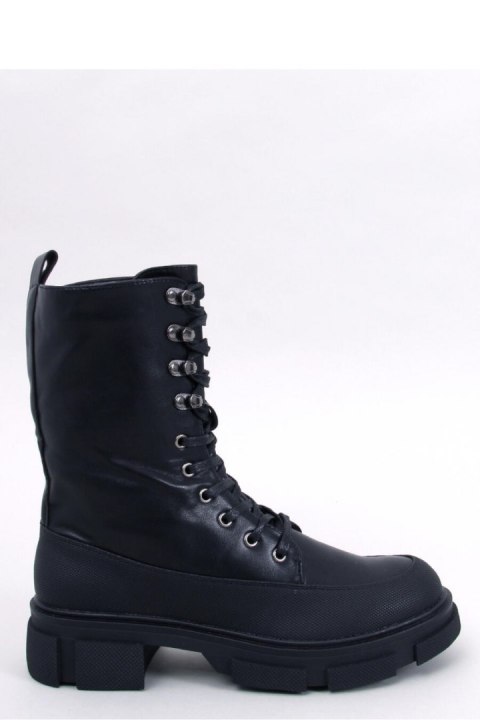 Botki sznurowane glany DART BLACK - Inello Botki sznurowane glany DART BLACK - Inello
