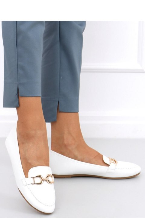 Mokasyny damskie AMIYA WHITE - Inello Mokasyny damskie AMIYA WHITE - Inello
