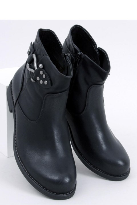 Botki damskie DUSTIN BLACK - Inello Botki damskie DUSTIN BLACK - Inello
