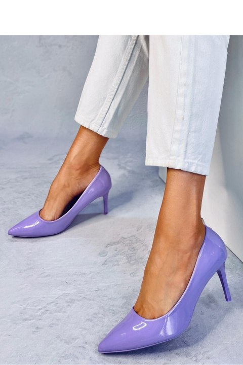 Czółenka na szpilce lakierowane CHARLOTTE PURPLE - Inello Czółenka na szpilce lakierowane CHARLOTTE PURPLE - Inello