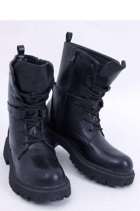 Botki glany sznurowane BARKLEY BLACK - Inello Botki glany sznurowane BARKLEY BLACK - Inello