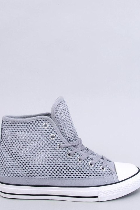 Ażurowe trampki za kostkę MOUSSE GREY - Inello Ażurowe trampki za kostkę MOUSSE GREY - Inello