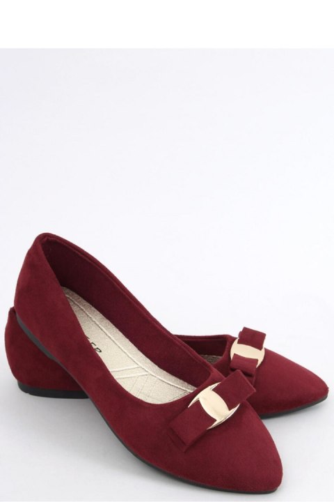 Baleriny damskie JANYA WINE RED - Inello Baleriny damskie JANYA WINE RED - Inello