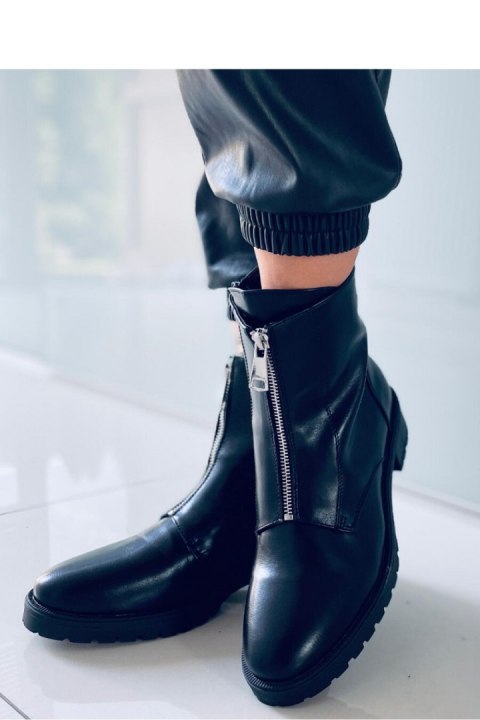 Botki damskie ASLANG BLACK - Inello Botki damskie ASLANG BLACK - Inello