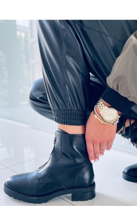 Botki damskie ASLANG BLACK - Inello Botki damskie ASLANG BLACK - Inello