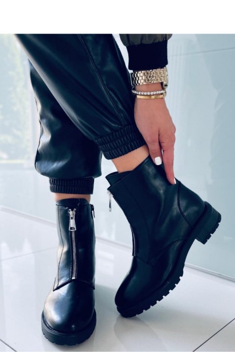 Botki damskie ASLANG BLACK - Inello Botki damskie ASLANG BLACK - Inello