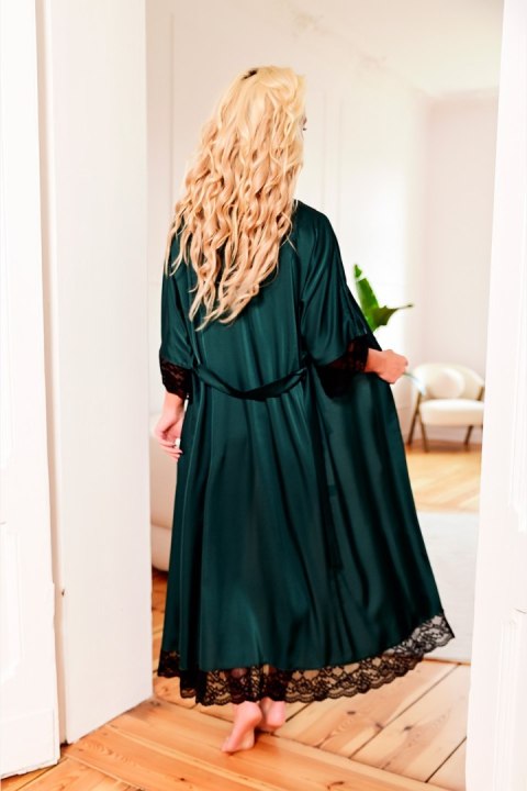 Szlafrok Podomka Model Sumatra satyna Green - Kalimo Szlafrok Podomka Model Sumatra satyna Green - Kalimo