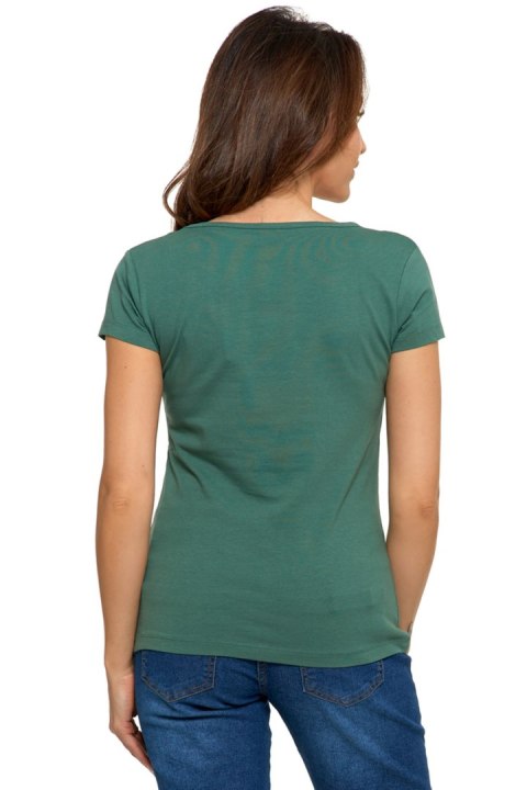 Tshirt Damski Model BD900-420-V Khaki - Moraj Tshirt Damski Model BD900-420-V Khaki - Moraj