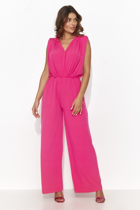 Kombinezon Damski Model NU480 Baby Pink - Numinou Kombinezon Damski Model NU480 Baby Pink - Numinou