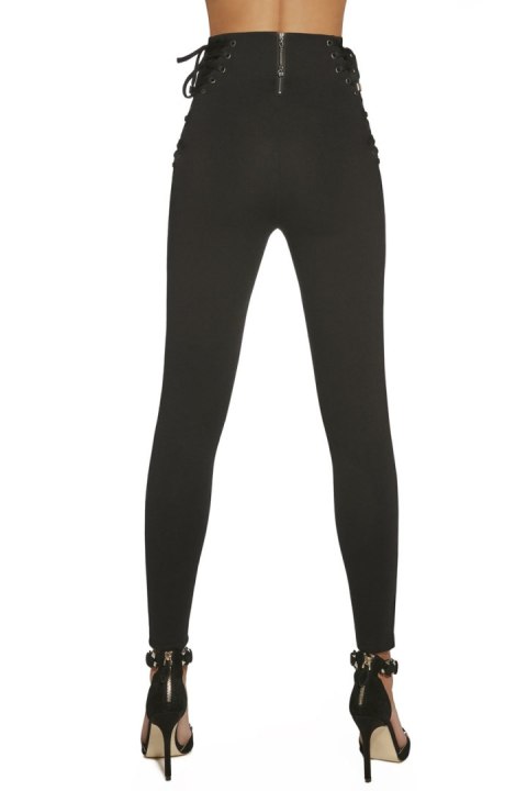 Legginsy Klasyczne Model Sansa Black - Bas Bleu Legginsy Klasyczne Model Sansa Black - Bas Bleu