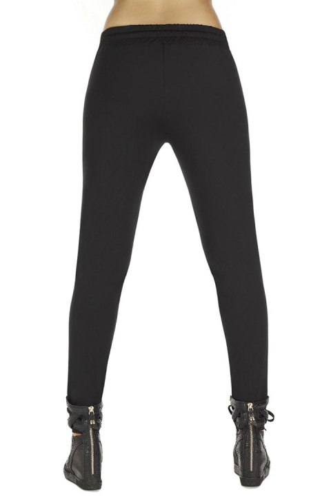 Spodnie Damskie Model Izzy Black - Bas Bleu Spodnie Damskie Model Izzy Black - Bas Bleu