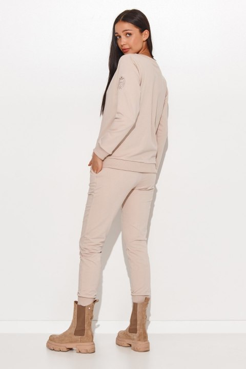 Spodnie Komplet Model NU379 Light Beige - Numinou Spodnie Komplet Model NU379 Light Beige - Numinou