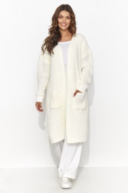 Sweter Kardigan Model NU_S99 Śmietana - Numinou