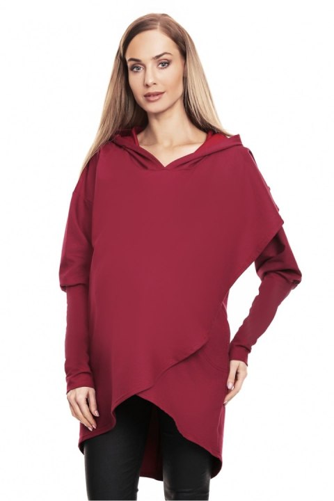 Bluza Ciążowa Model 0146 Bordo - PeeKaBoo Bluza Ciążowa Model 0146 Bordo - PeeKaBoo