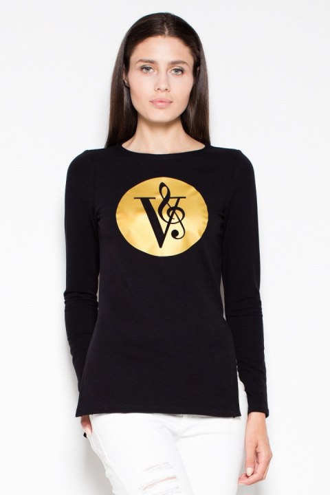 Bluza Damska Model VT014 Black - Venaton Bluza Damska Model VT014 Black - Venaton