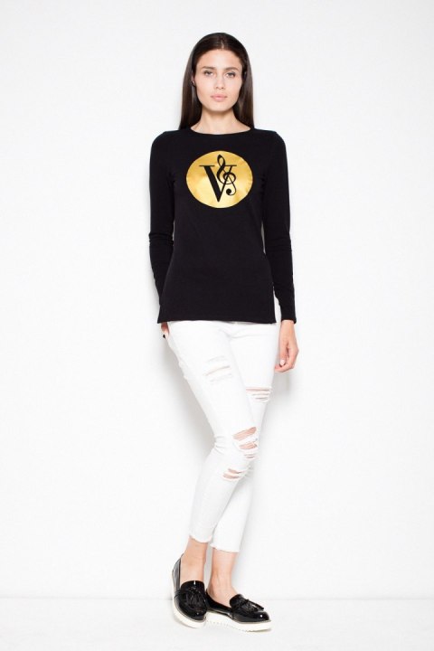 Bluza Damska Model VT014 Black - Venaton Bluza Damska Model VT014 Black - Venaton