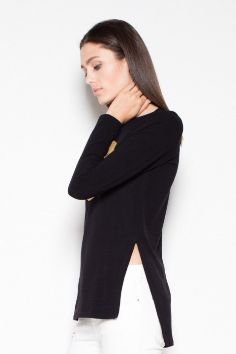 Bluza Damska Model VT014 Black - Venaton Bluza Damska Model VT014 Black - Venaton