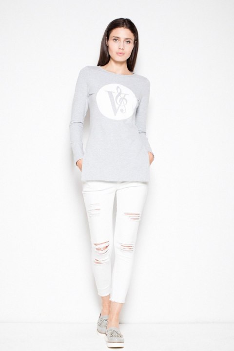 Bluza Damska Model VT014 Grey - Venaton Bluza Damska Model VT014 Grey - Venaton