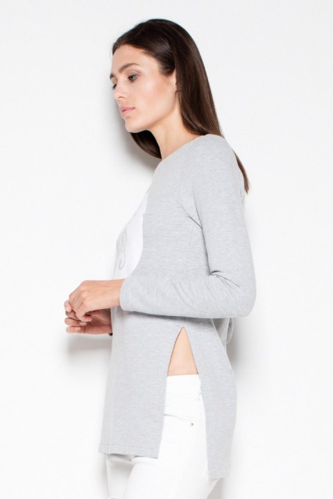 Bluza Damska Model VT014 Grey - Venaton Bluza Damska Model VT014 Grey - Venaton