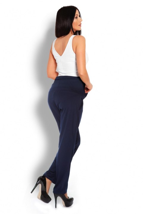 Spodnie Ciążowe Model 1276 Navy - PeeKaBoo Spodnie Ciążowe Model 1276 Navy - PeeKaBoo
